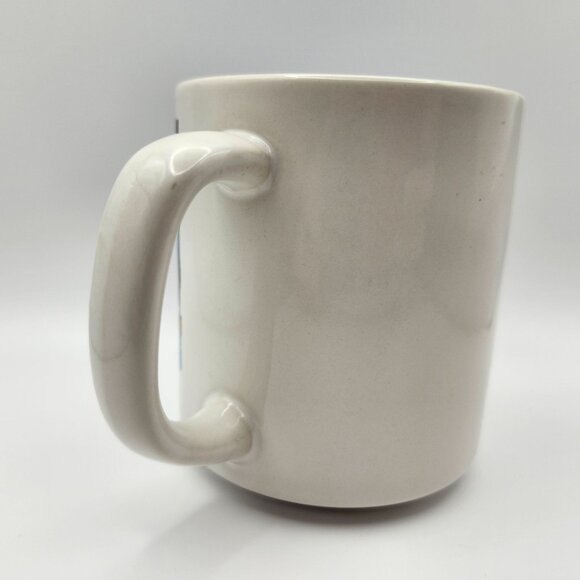 Vintage 80s Sanyei Hawaii Coffee Mug Wahini Outrigger Canoe Dolphin Palm Trees - Picture 5 of 8